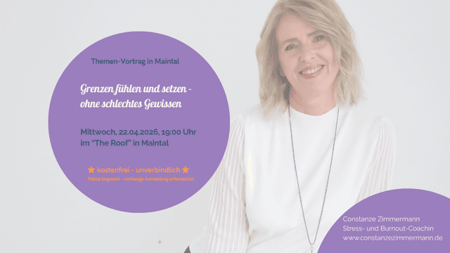 Grenzen fühlen und setzen - ohne schlechtes Gewissen